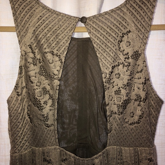 Free People Lace Dress with Open Back - Picture 4 of 6